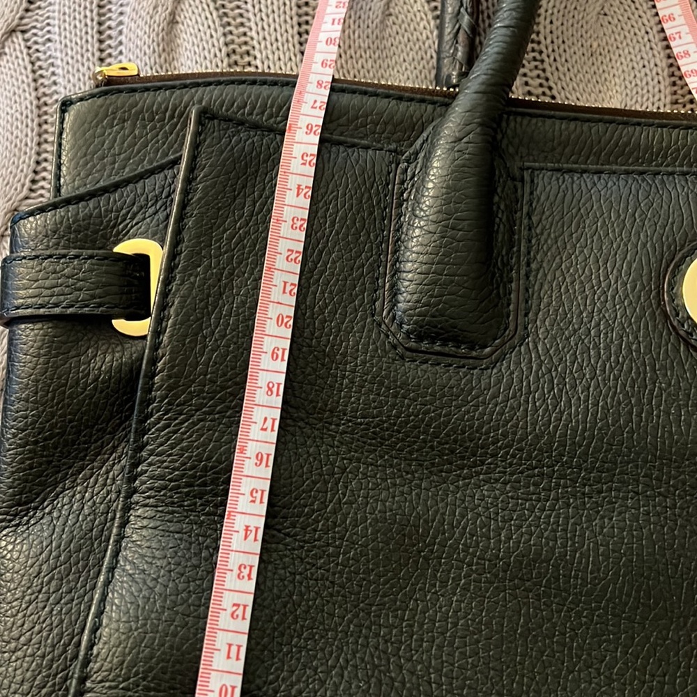 Tous Green Leather Tote with Gold Hardware - Picture 6 of 6